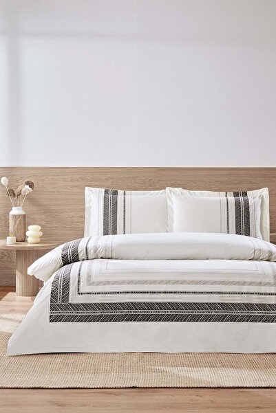 Özdilek Ranforce -Blend Krem- Double Duvet Cover Set