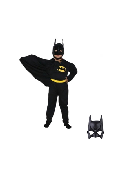Depox Batman costume with muscles and mask, carnival, 3-5 years, 100-110 cm