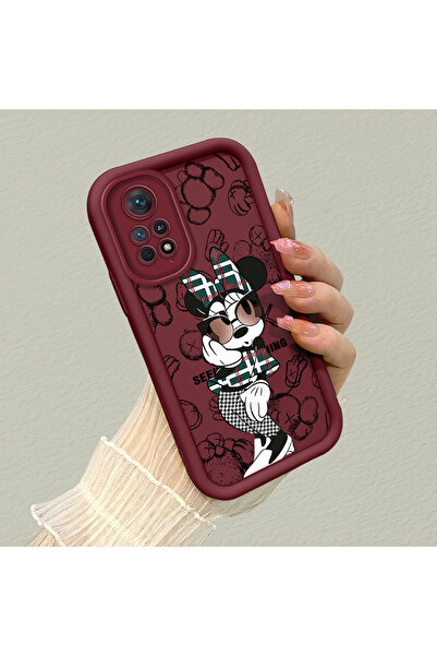 ucuc حافظة Redmi Note 11 Pro 4G متوافقة مع السيليكون الأحمر الداكن المقاوم لل...