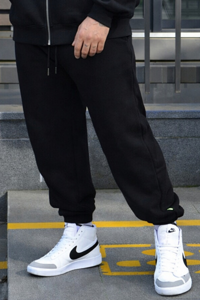 YAKAMEL Men's Basic Jogger Sweatpants with Elastic Cuffs
