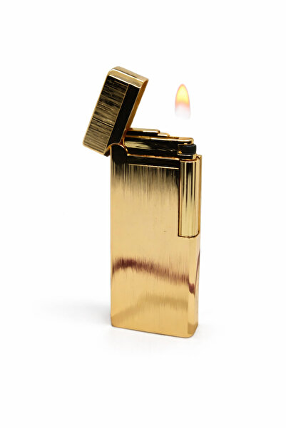 ZENIT Gold Fırçalı Çakmak - Metal Gövde – Şık & Klasik Tasarım