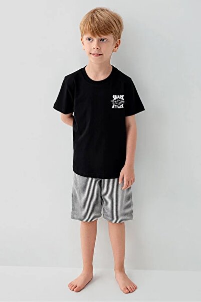 YUYİ ARNETTA 100% ПАМУК КЪСИ РЪКАВИ ВЕЛОСИПЕДНИ ШОРТИ ЗА МОМЧЕТА 3671