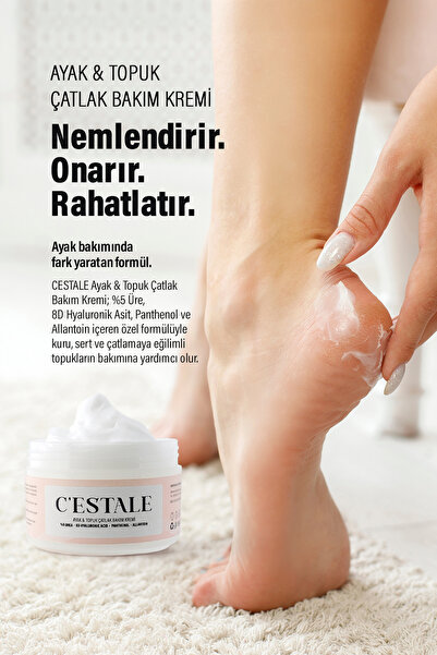 C'ESTALE Ayak & Topuk Çatlak Bakım Kremi 100 ml %5 Urea