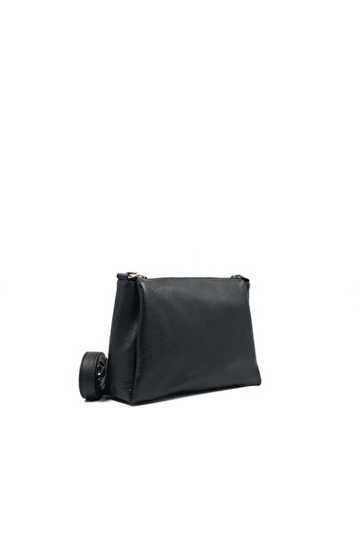 Posete Fagaras Poseta Piele Miliana - Negru, Geanta Casual din Piele Naturala...