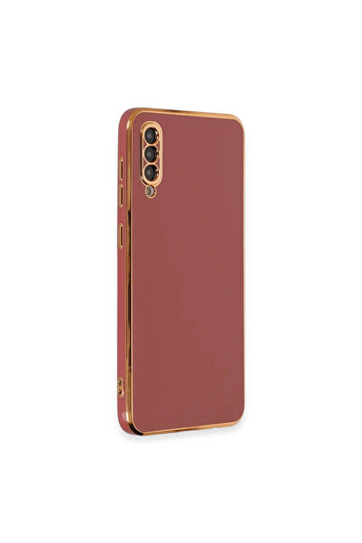 eco port حافظة سيليكون لجهاز سامسونج جالاكسي A50 - أحمر