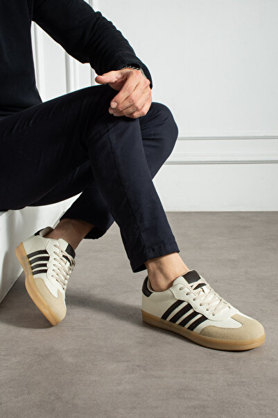 pasyone Beige Men's Sneaker Casual Shoes