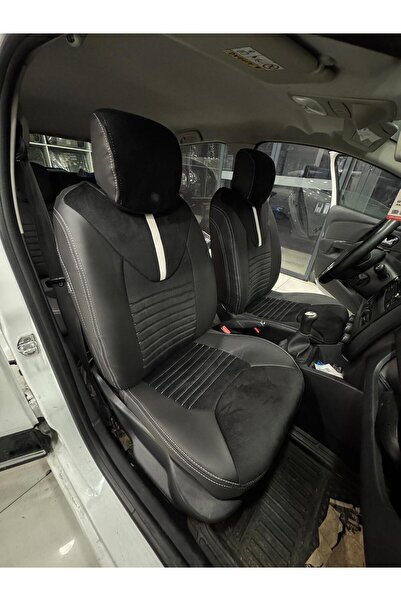 AKINCI غطاء مقعد السيارة الخلفي 2+1 متوافق مع رينو كليو 4