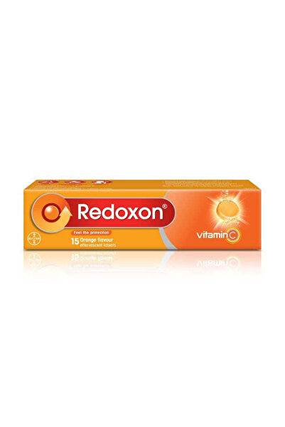 Redoxon Vitamin C Orange Flavour Effervescent Tablets, 15 Tablets