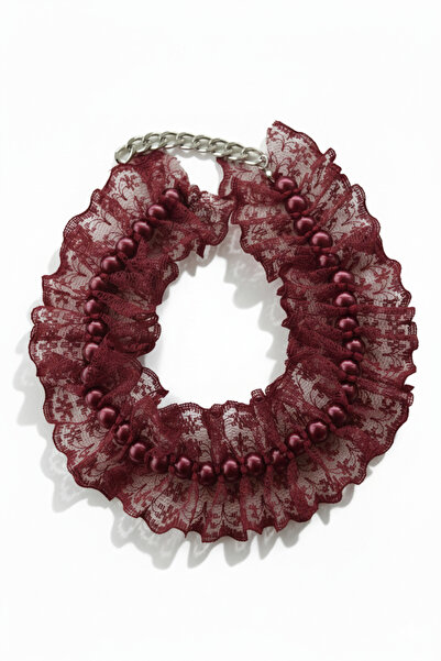 Stoneage قلادة للكلاب مزينة باللؤلؤ - طوق - سلسلة