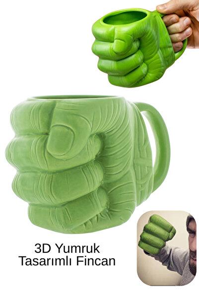 Shopura 3D Mug - Gift Cup with Fist Design