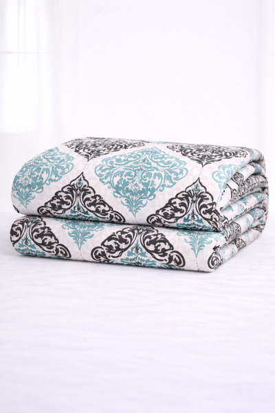 İQON Double Duvet Cover (1 Piece) Ethnic Pattern Turquoise