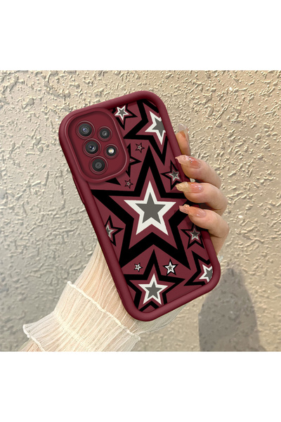 ucuc حافظة سامسونج جالاكسي A52/A52s متوافقة مع حافظة من السيليكون باللون الأح...