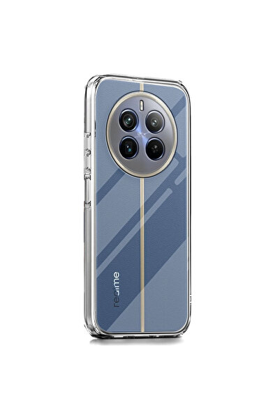 eco port جراب Realme 12 Pro Plus مصنوع من السيليكون الشفاف الفاخر