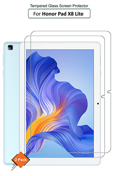 Generic عبوة من قطعتين من واقي شاشة زجاجي مقوى ممتاز لجهاز Honor Pad X8 Lite ...