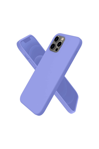 eco port جراب آيفون 12 برو أول سيليكون - بنفسجي