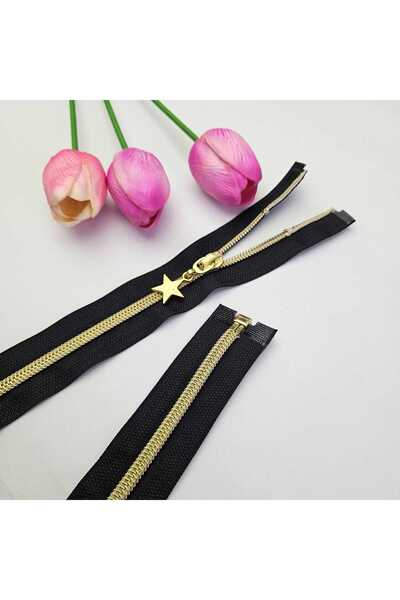 Kaf Kumaş Ferace Mont Hırka Fermuarı | Separe Tip 5 Naylon Dişli Yıldız Elcik...