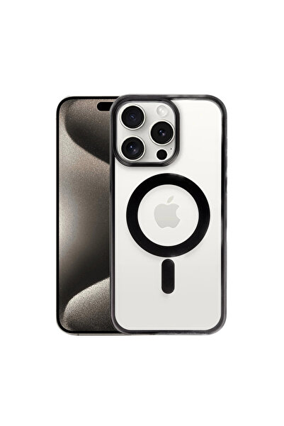 eco port غطاء حماية لهاتف آيفون 15 برو ماكس من إيروزي ماجسيف - أسود