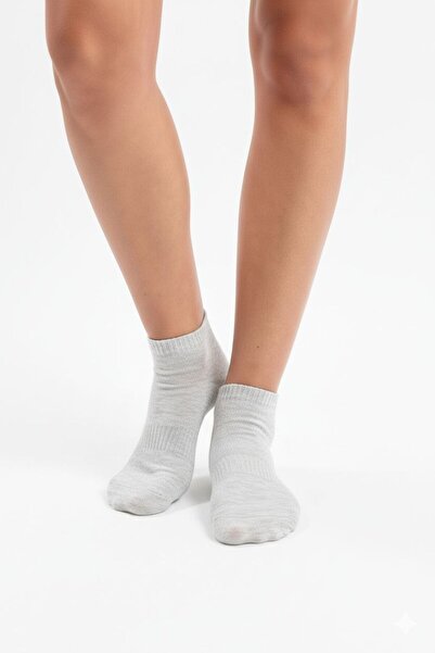 The huez 3 Pairs of Anti-Sweat Women's Socks, Breathable Cotton Soft Socks (G...