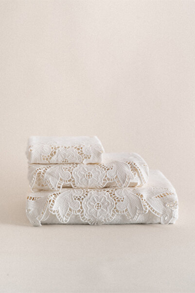 Nazik Home Hidiv Lace Hand Towel (30 X 50 cm)