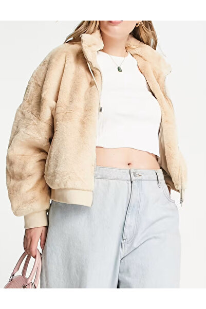 Missguided Missguided fur jacket, beige