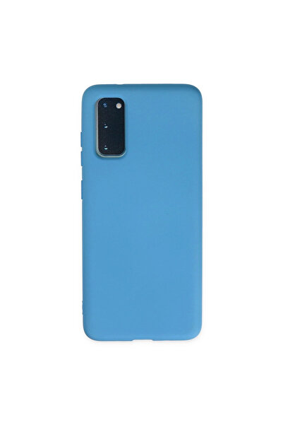 eco port Samsung Galaxy S20 Plus Case Nano Velvet Silicone Inside - Blue