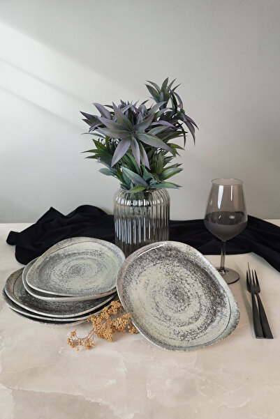 Keramika Professional Celestia İsabella Pasta Tabağı 23 Cm 6 Adet 23340