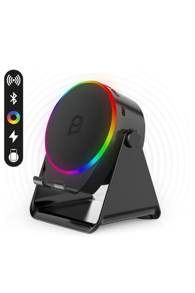 Powermaster Enkado EKD-S10 5W İndüksiyonlu Bluetooth Hoparlör Ses Yükselten 2...