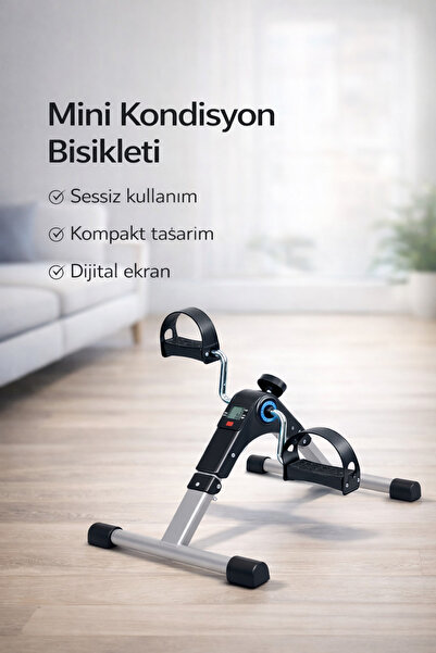 ESTİ El & Ayak Mini Kondisyon Bisikleti | Mini Taşınabilir Pedal Egzersiz Ale...