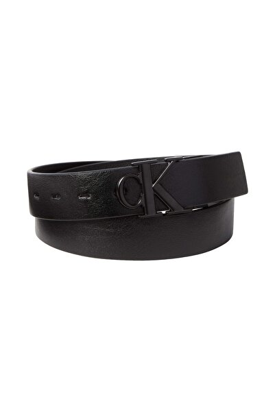 Calvin Klein Logolu Deri Kemer LV04D7049GV8N Erkek KEMER LV04D7049G V8N
