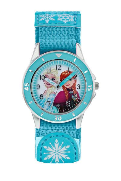Disney Frozen Blue Fabric Strap Watch
