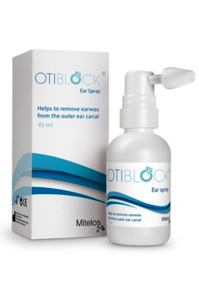OTIBLOCK 3% Hydrogen Peroxide Ear Spray, 45ml