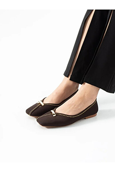 stoneclass Women's Ballet Flats Elegant Pin Detail Top Quality Lightweight Co...