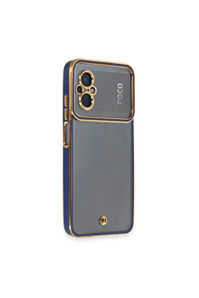 eco port حافظة بوكو M5 من السيليكون بعدسة ليفا - أزرق