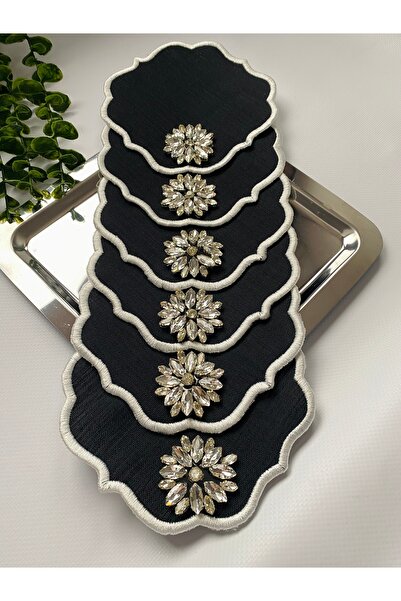 ELÇİÇEK HOME Presentation Napkin, Cocktail Napkin, Coffee Side Presentation N...