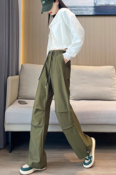 dorbe versatile wide-leg high-waisted string closure pants for women