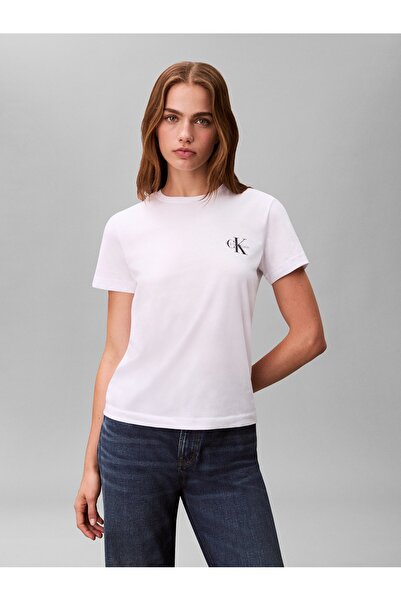 Calvin Klein Kadın Logolu 2'li T-Shirt