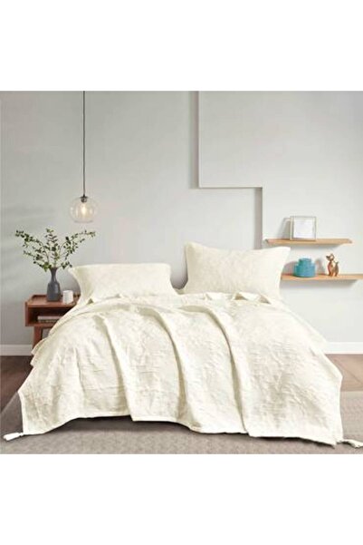Pazar Home Bedding مفرش نفرين من 6 قطع جاكار ماتي بازار هوم260*240سم بحشوة مخيطة