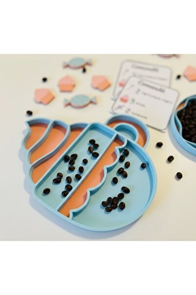 OEM Educational Sensory Play Tray Coffee Cup