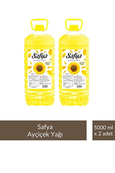 SAFYA Ayçiçek Yağı 5 Litre x 2 Adet