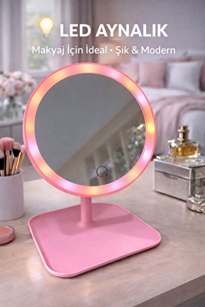 Modernica MAKYAJ AYNASI LED IŞIKLI 3 FARKLI MOD USB ŞARJLI