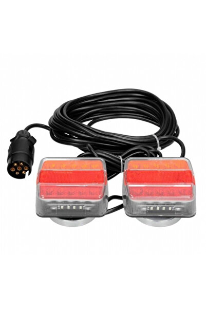 aks MIKNATISLI 7 PİNLİ ELEKTRİK TESİSATI (10 METRE KABLOLU)