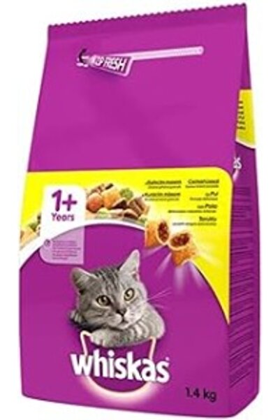 Whiskas Tavuklu ve Sebzeli Yetişkin Kuru Kedi Maması 1,4 Kg CB15473 CSS61194