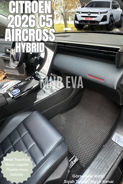 MNB EVA Citroen C5 Aircross 2026 Hybrid Oto Paspas (EVA, Metal Topukluklu, Logolu)