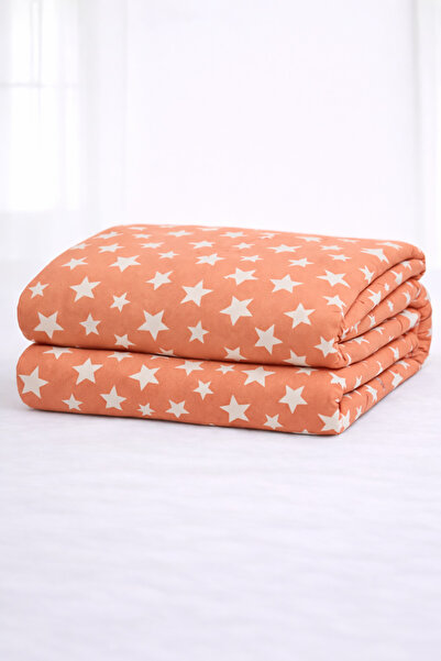 İQON Double Size (1 Piece) Duvet Cover Stars Salmon