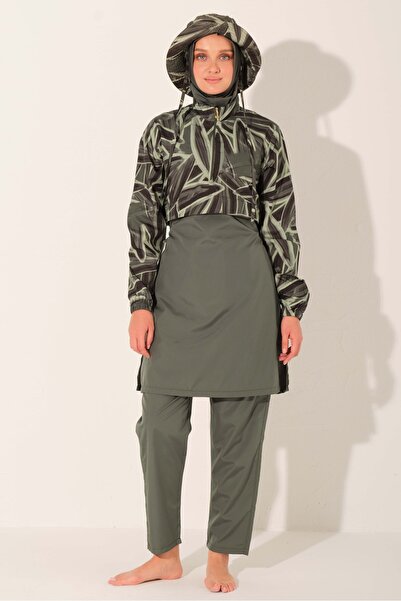 ALFASA Μαγιό Τσετέτουρ με καπέλο Crop Look - ALF26326