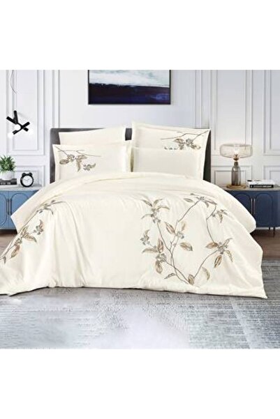 Pazar Home Bedding Harlotty Bazaar Home 6-piece embroidered double bedsheet s...