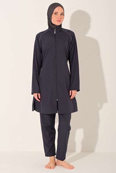 ALFASA Reglan Sleeve Hijab Swimsuit - Alf26258