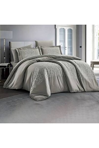 Pazar Home Bedding مفرش نفرين مطرز من 6 قطع كولمار بازار هوم260*240سم بحشوة م...