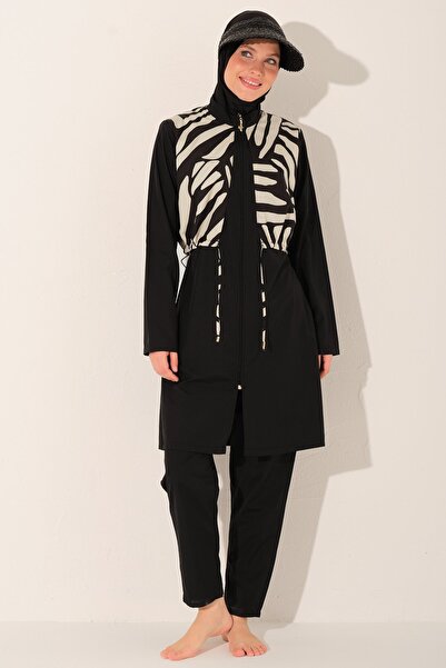 ALFASA Tivina Crop Look Hijab Swimsuit - Alf26248