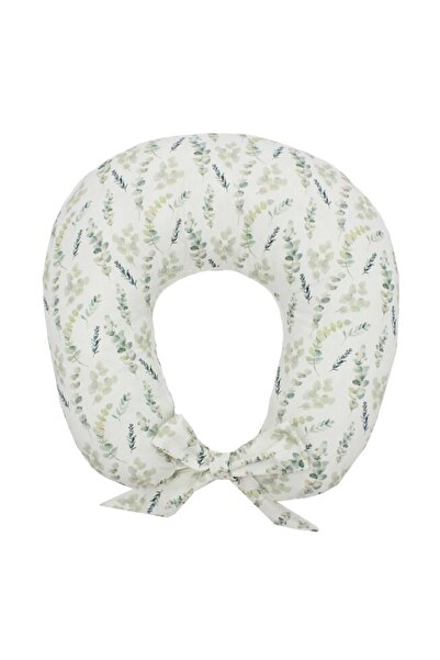 PRICHINDEL Pernă de alăptare, flori de eucalipt, cu husă detașabilă, multicoloră